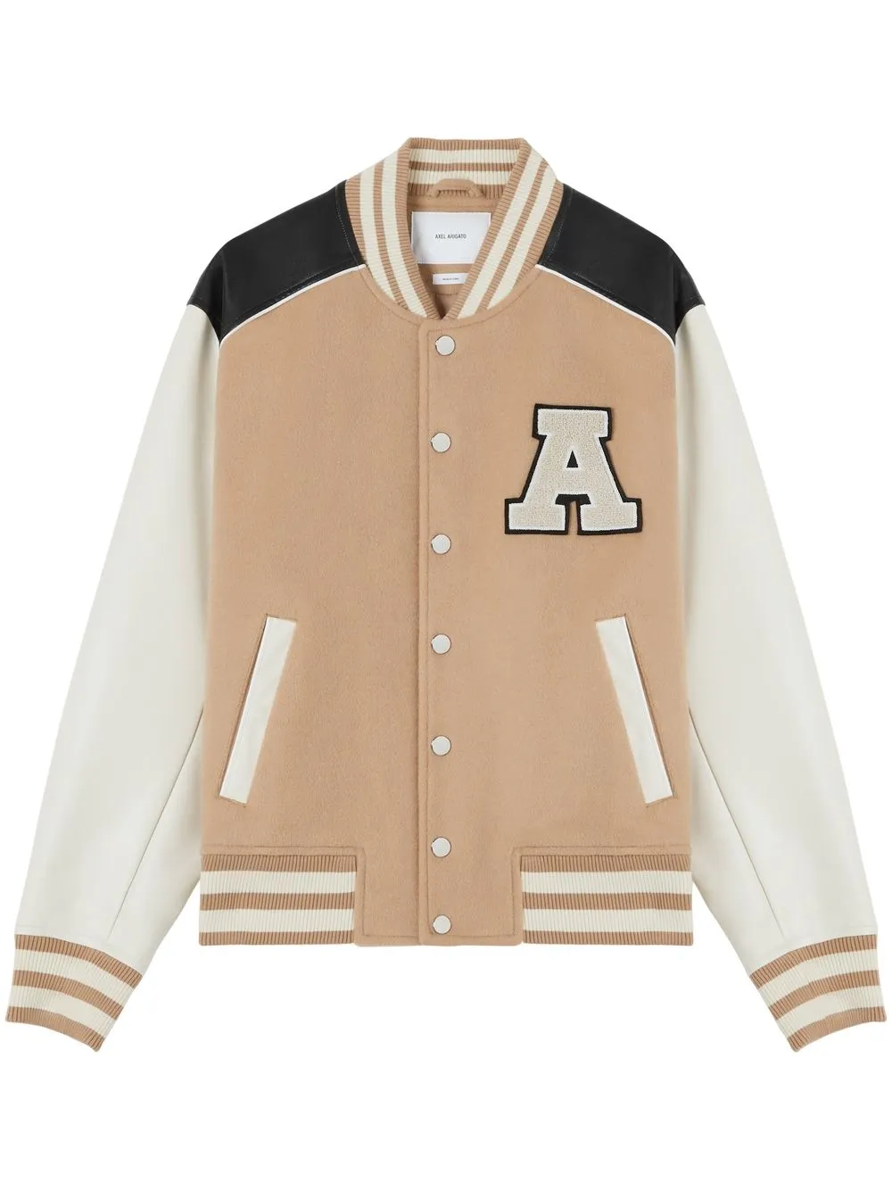 Ivy Beige Varsity Jacket