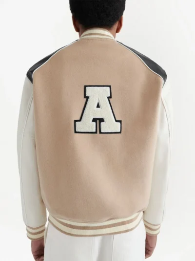 Ivy Beige Varsity Jacket