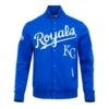 KC Royals Official Logo Game Day Royal Jacket