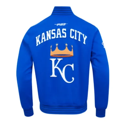 KC Royals Official Logo Game Day Royal Jacket