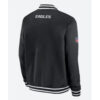 Kellen-Moore-Philadelphia-Eagles-Sideline-Black-Jacket-back
