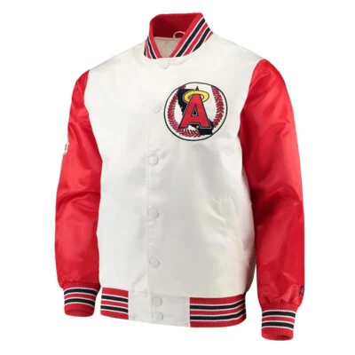 LA Angels Iconic White and Red Legend Jacket