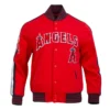 Los Angeles Angels Game Day Red Jacket with Current Logo