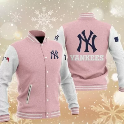 MLB-Pink-New-York-Yankees-Baseball-Varsity