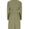 Men’s Army Green Cotton Trench Coat
