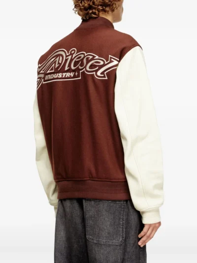 Men’s Diesel 78 Wool-Blend Varsity Jacket