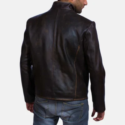 Men’s Drakeshire Vintage Brown Leather Jacket