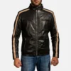 Men’s Jack Classic Black Moto Leather Jacket