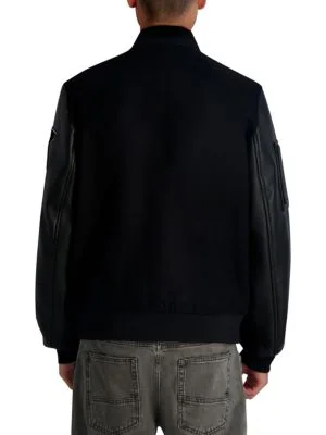 Men’s Karl Regular-Fit Varsity Bomber Jacket