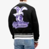 Men’s Off-White Eagle Wool Varsity Bomber Jacket