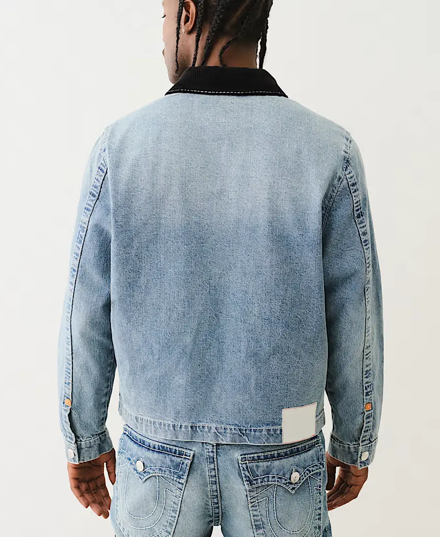 Men’s True Religion x Playboy Streetwear Denim Jacket