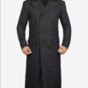 Men’s Vintage Gray Double-Breasted Detective Coat