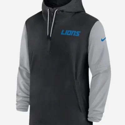 NFL-2024-Nike-X-Detroit-Lions-Grey-And-Black-Zip-Up-Hoodie