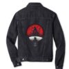 Naruto Red Moon Itachi Uchiha Streetwear Denim Jacket