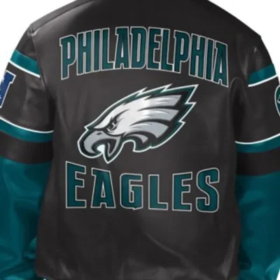 National-Football-League-Philadelphia-Eagles-Vintage-Unisex-Black-Leather-Varsity-Jacket