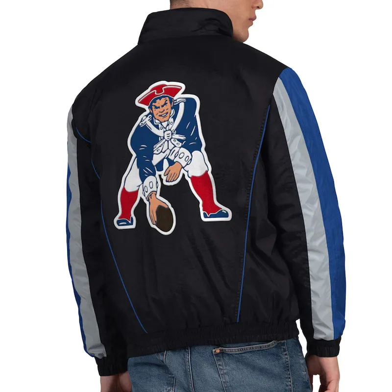 New England Patriots Prime Time Gridiron Half-Zip Jacket