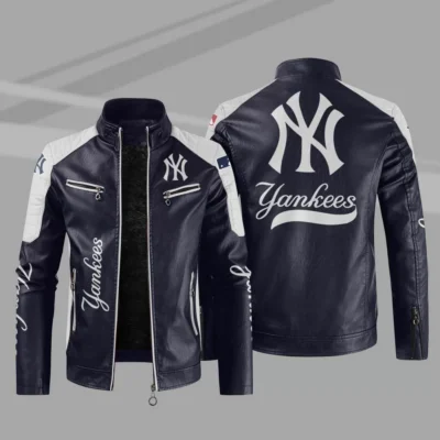 New-York-Yankees-Block-Blue-White-MLB-Leather