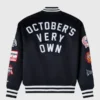 OVO-x-Yankees-Varsity-Jacket-Black