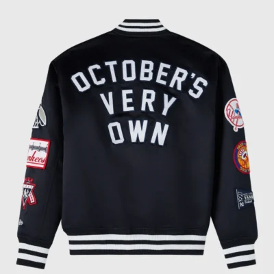 OVO-x-Yankees-Varsity-Jacket-Black