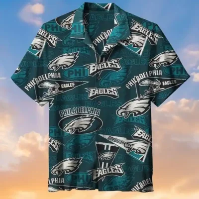 Philadelphia-Eagles-Hawaiian-Cottom-Shirt