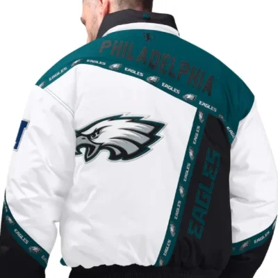 Philadelphia Eagles Pro Player Tape Hooded Jacket For Sale