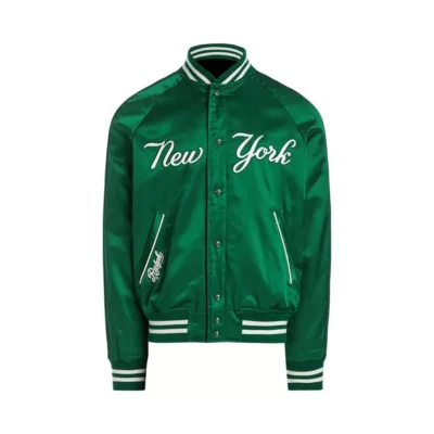 Polo-Ralph-Lauren-Green-New-York-Yankees-Jacket front