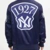 Pro-Standard-New-York-Yankees-Navy-Satin-Jackets back