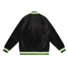 Rays Devil Rays Black Satin Varsity Jacket