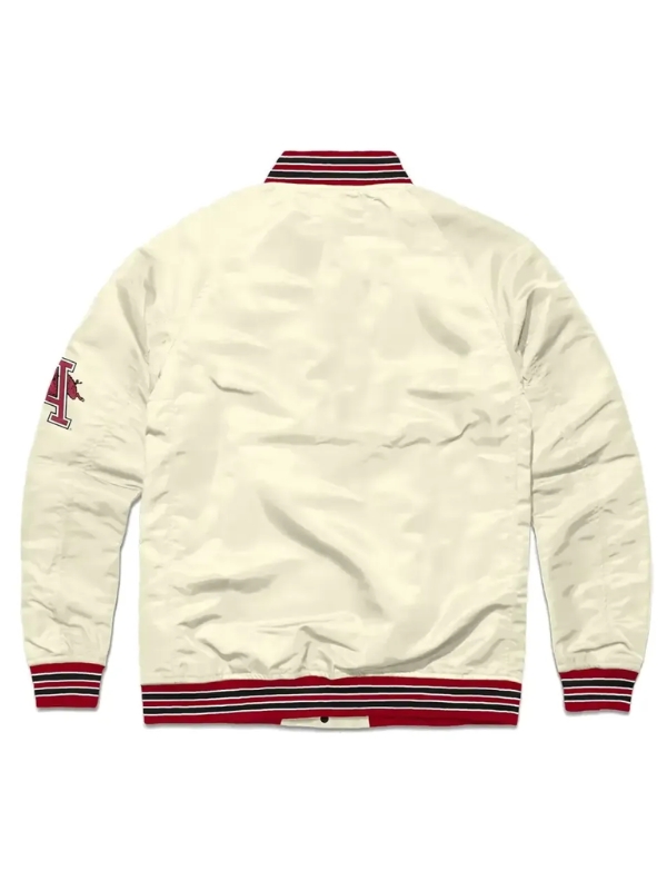 Razorback-Graduate-Cream-Satin-Varsity-Jacket