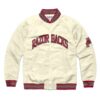 Razorback-Graduate-Cream-Satin-Varsity-Jacket
