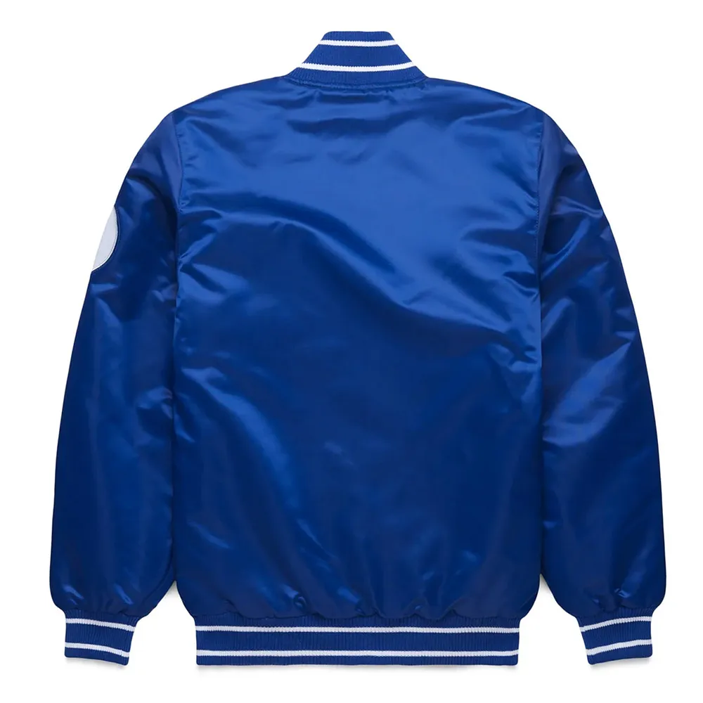 Royal Blue Kansas City Royals Vintage Satin Jacket