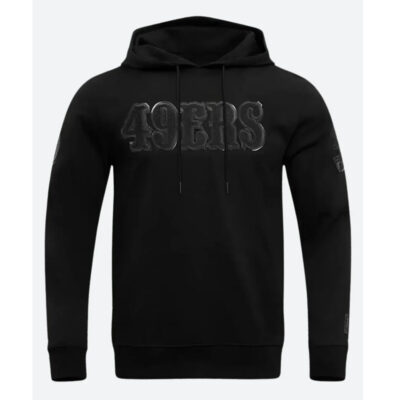San-Francisco-49ers-Black-Hoodie-front