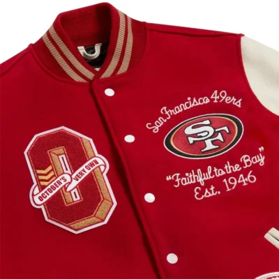 San-Francisco-49ers-Ovo-Red-Varsity-Jacket