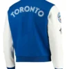 Toronto Blue Jays White & Royal Blue Varsity Jacket