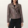 Vega Leather Biker Jacket