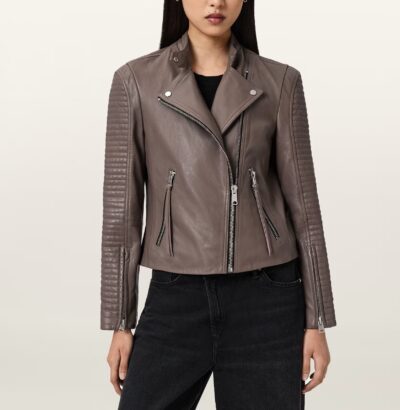 Vega Leather Biker Jacket