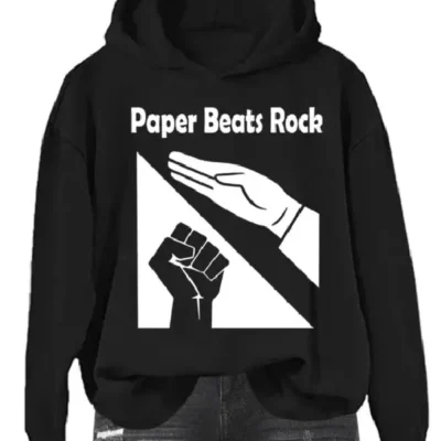 Walmart Paper Beats Rock Hoodie