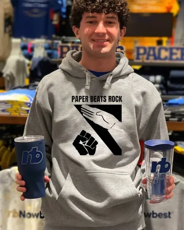 Walmart Paper Beats Rock Hoodie For Sale