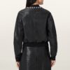 Wilder Stud Modern Leather Bomber Jacket