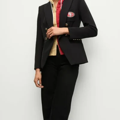 Women-San-Francisco-49ers-Black-Blazer-on-Sale