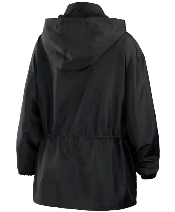 Womens-Black-new-york-yankees-windbreaker-Hoodie-Jacket-Back