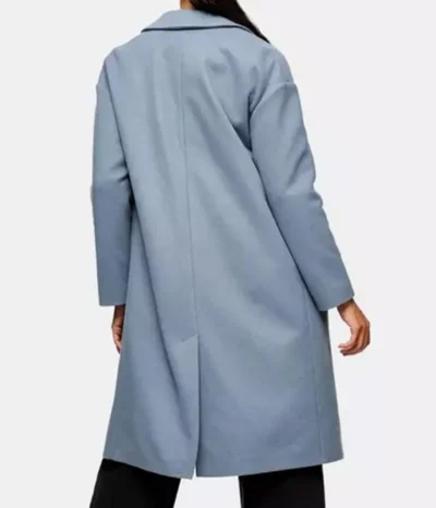 Women’s Classic Blue Long Trench Coat