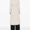 Women's Light Grey Maxi Trench Coat