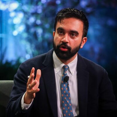 Zohran Mamdani Signature Albany Black Suit