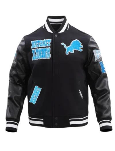 Zuleima-Detroit-Lions-Black-And-Blue-Varsity-Jacket