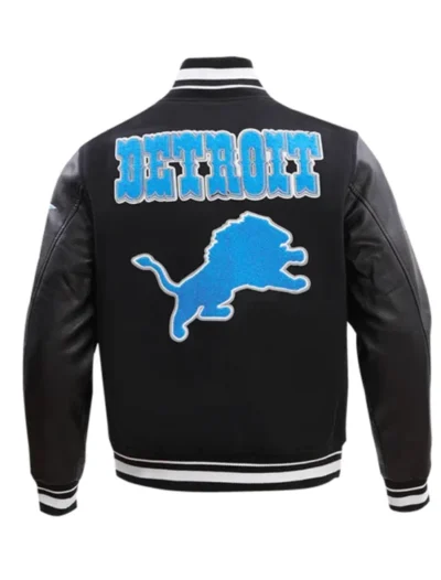 Zuleima-Detroit-Lions-Black-And-Blue-Varsity-Jacket-Back