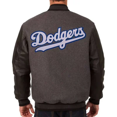 charcoal-black-los-angeles-dodgers-varsity-jacket