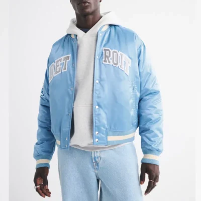 detroit-lions-light-blue-varsity-bomber-satin-jacket