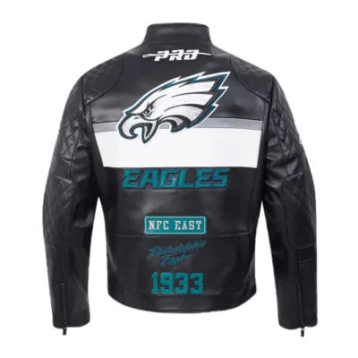 philadelphia-eagles-moto-black-jacket