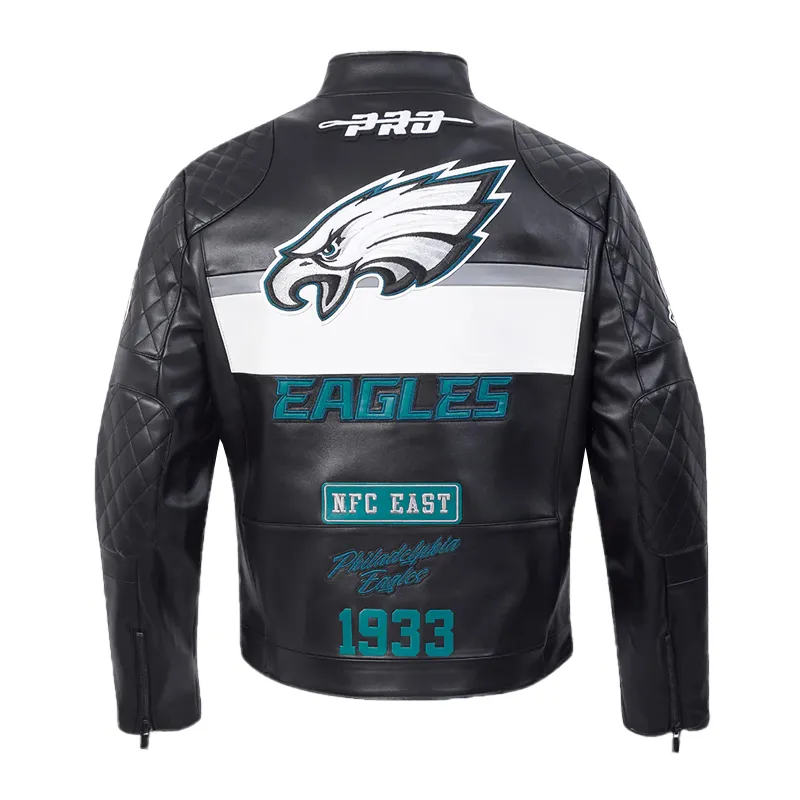 philadelphia-eagles-moto-black-jacket